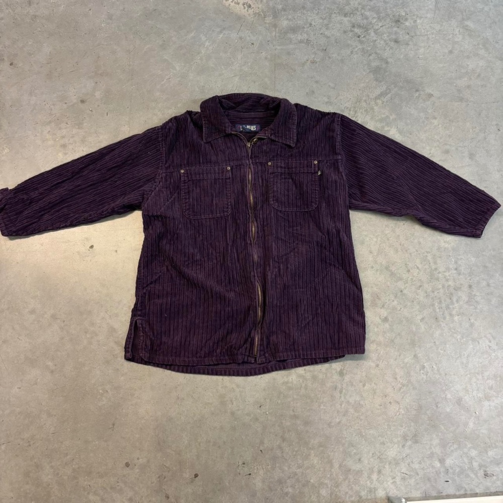 L.A. Blues Women's Purple Corduroy Jacket